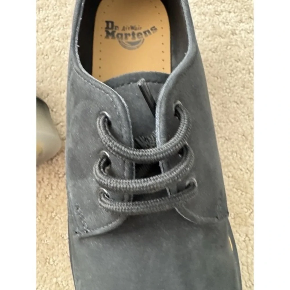 DR MARTENS 1461 Iced II Black Nubuck Leather 3Eye Oxford Shoes Mens 9 Womens 10